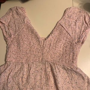 Hollister size xs pink with little flowers.